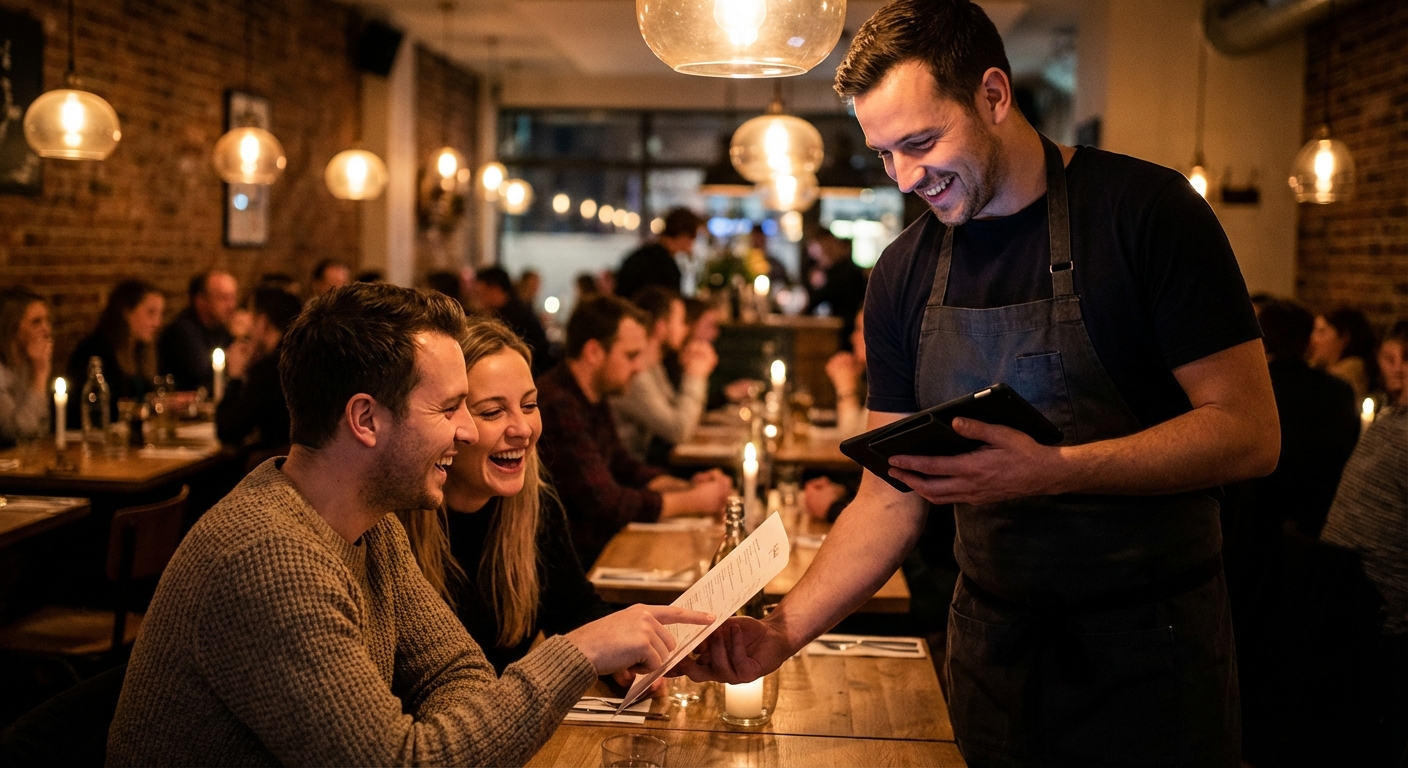 Tableside ordering tablet