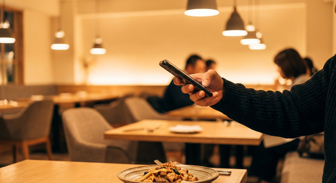 Cozy restaurant dining room