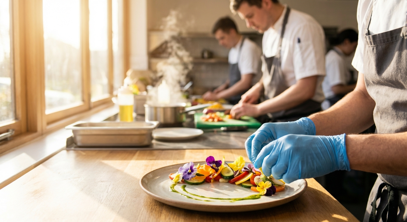 Restaurant kitchen prep