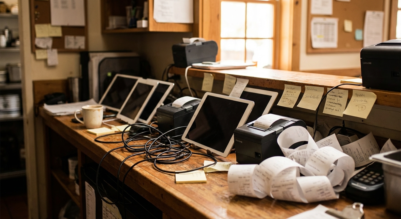 Restaurant tablet chaos