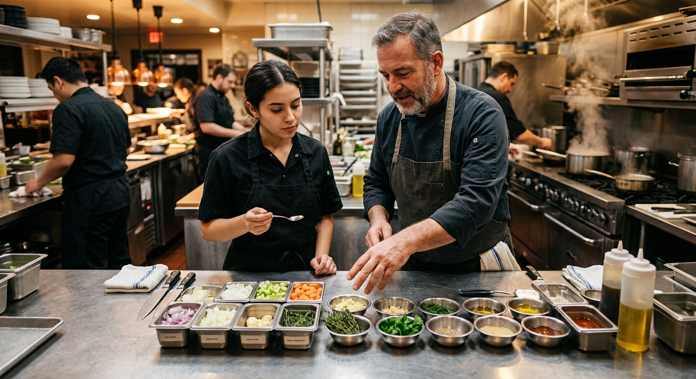 Kitchen coaching session