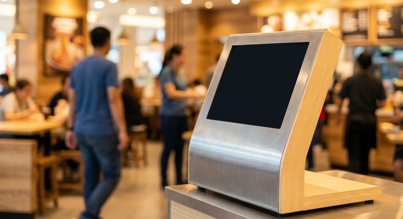 Self-service ordering kiosk