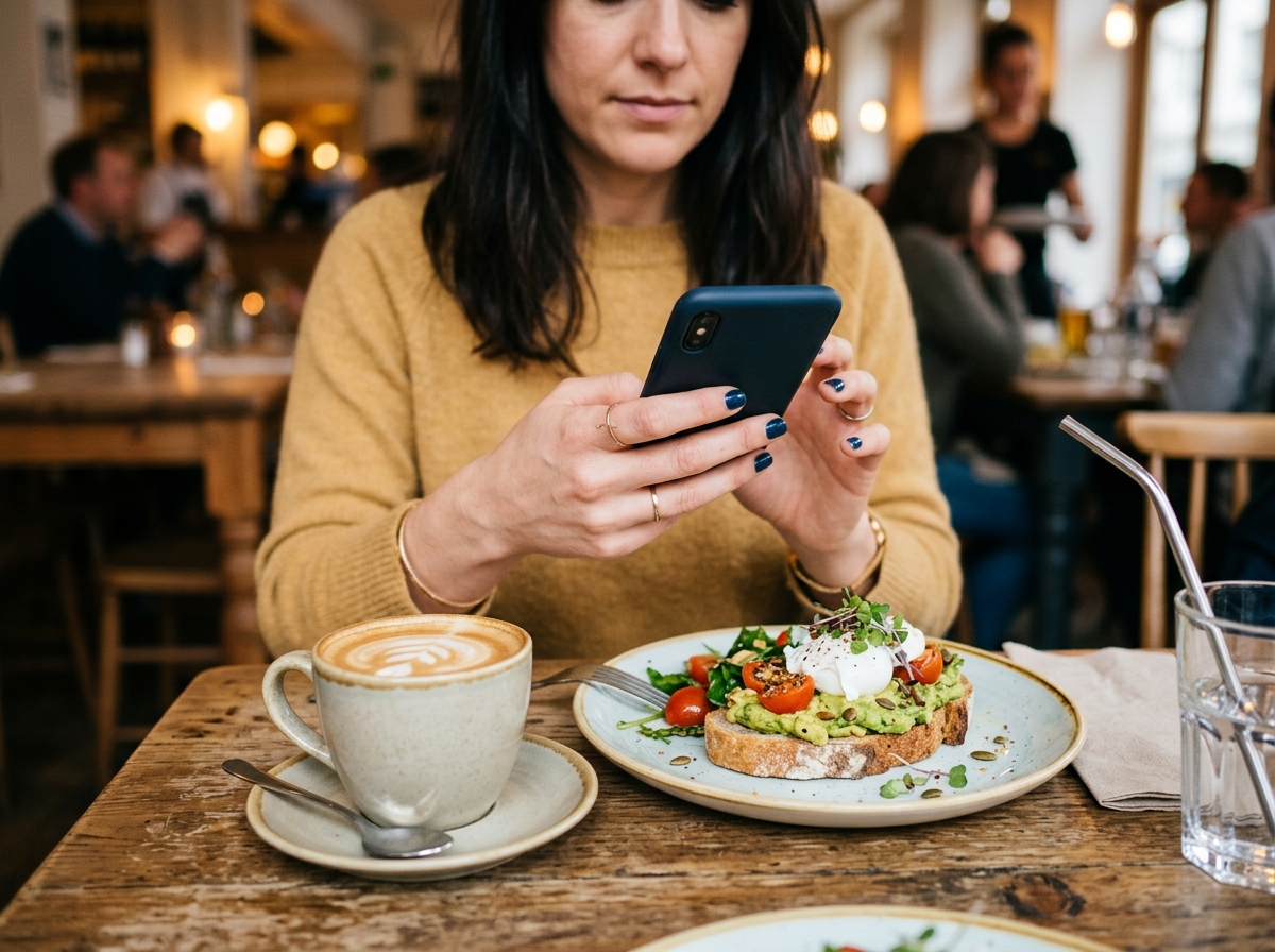 mobile ordering at table