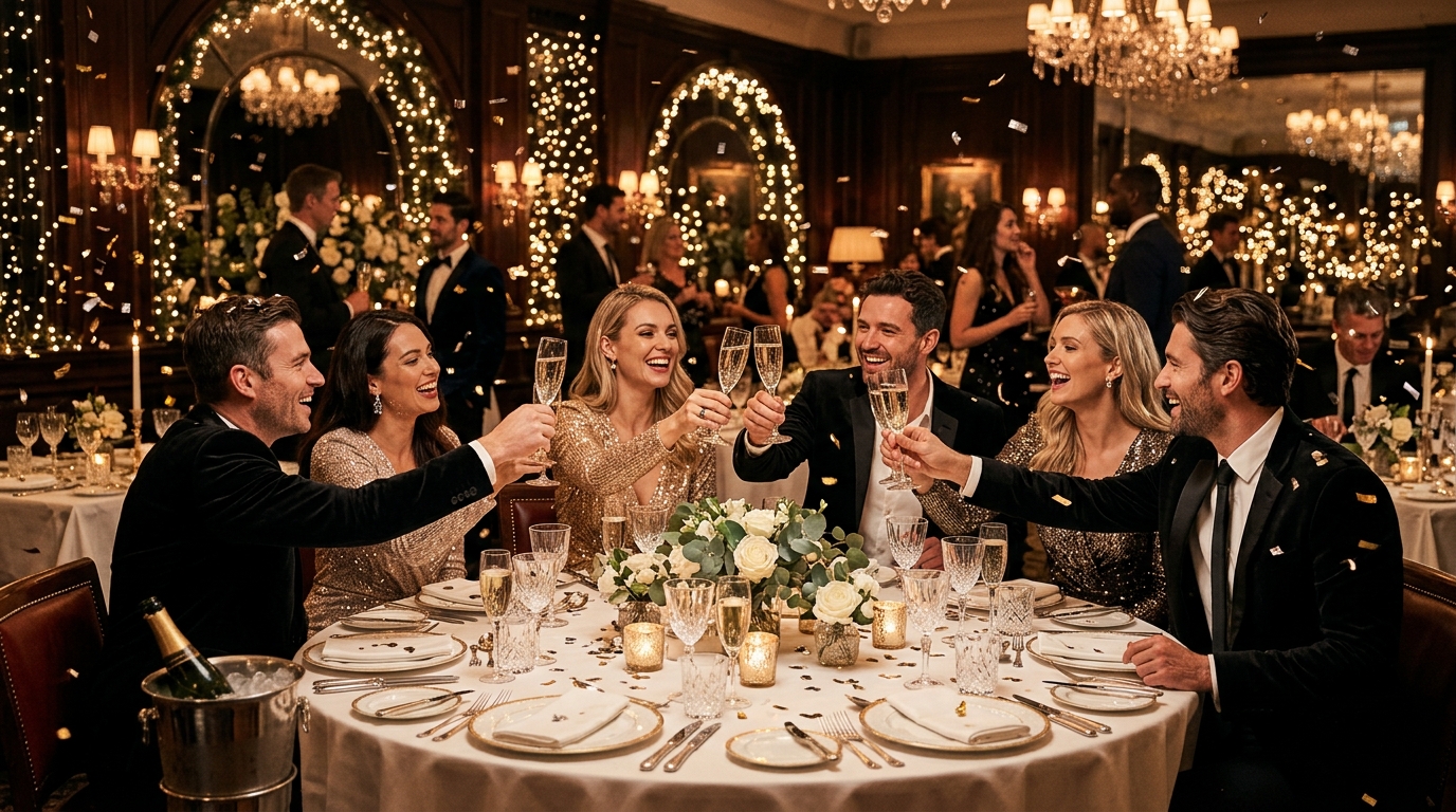 new year restaurant celebration