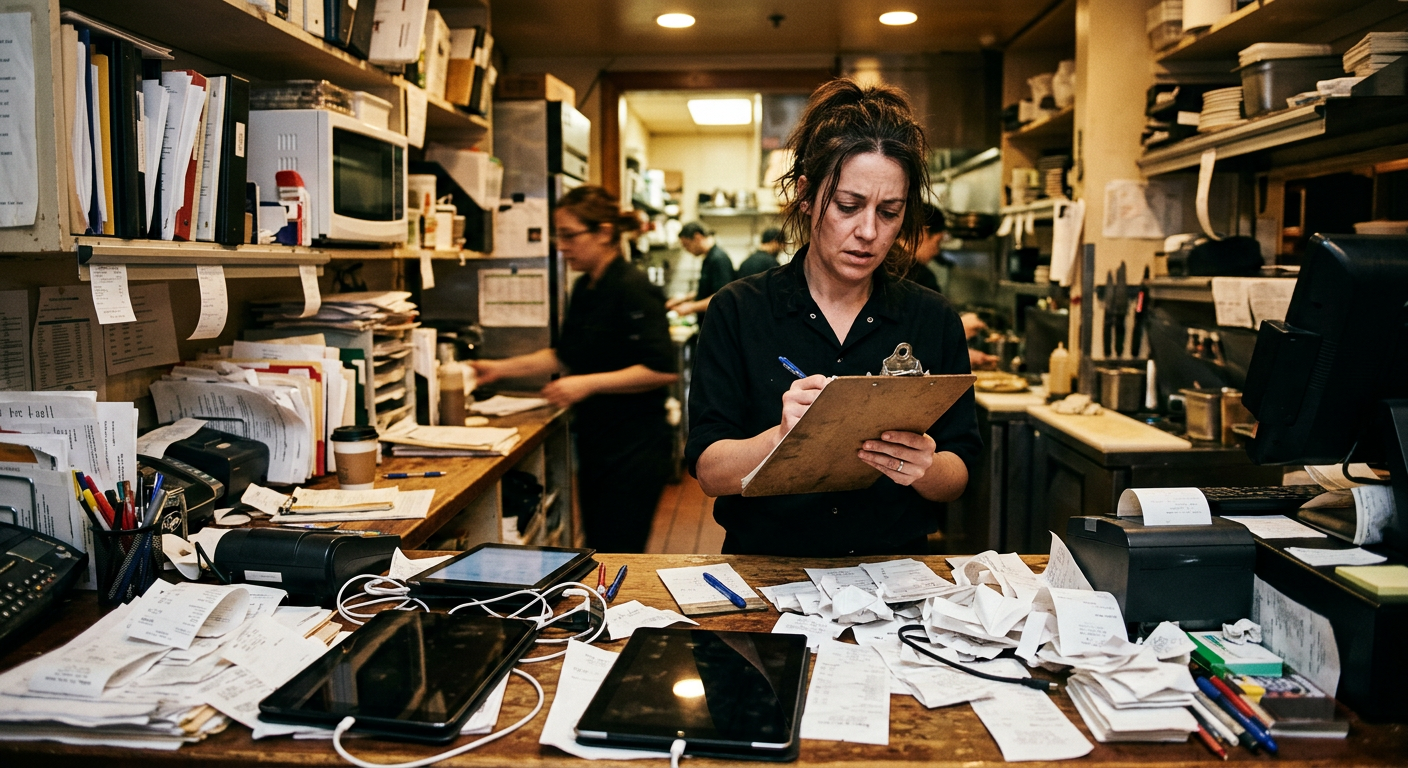 Restaurant tablet chaos