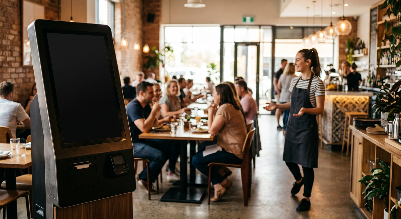 Restaurant self-order kiosk