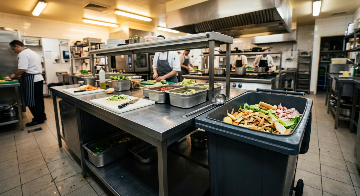 Kitchen prep food waste