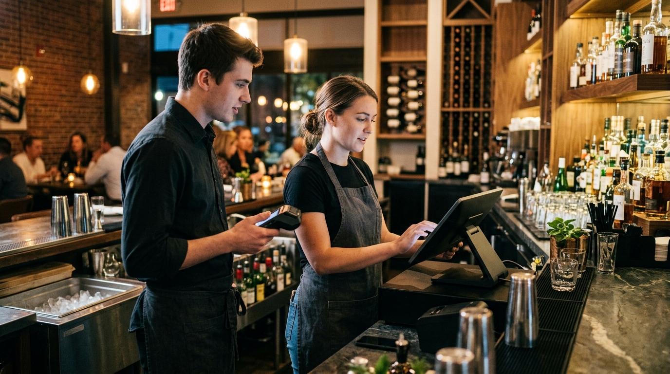 bar POS practice session