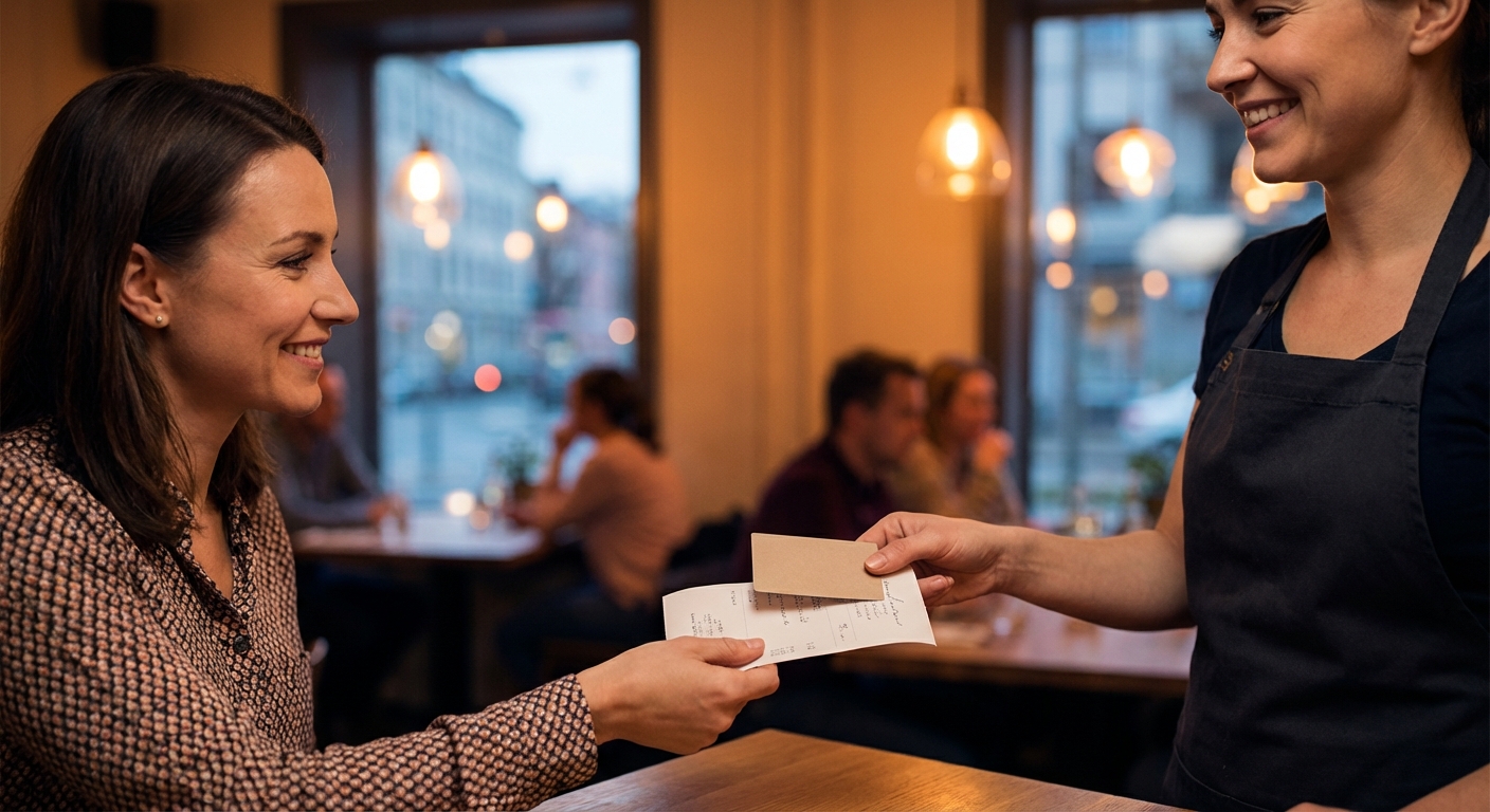 Restaurant loyalty signup