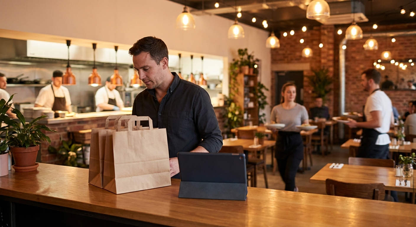 restaurant takeout order prep