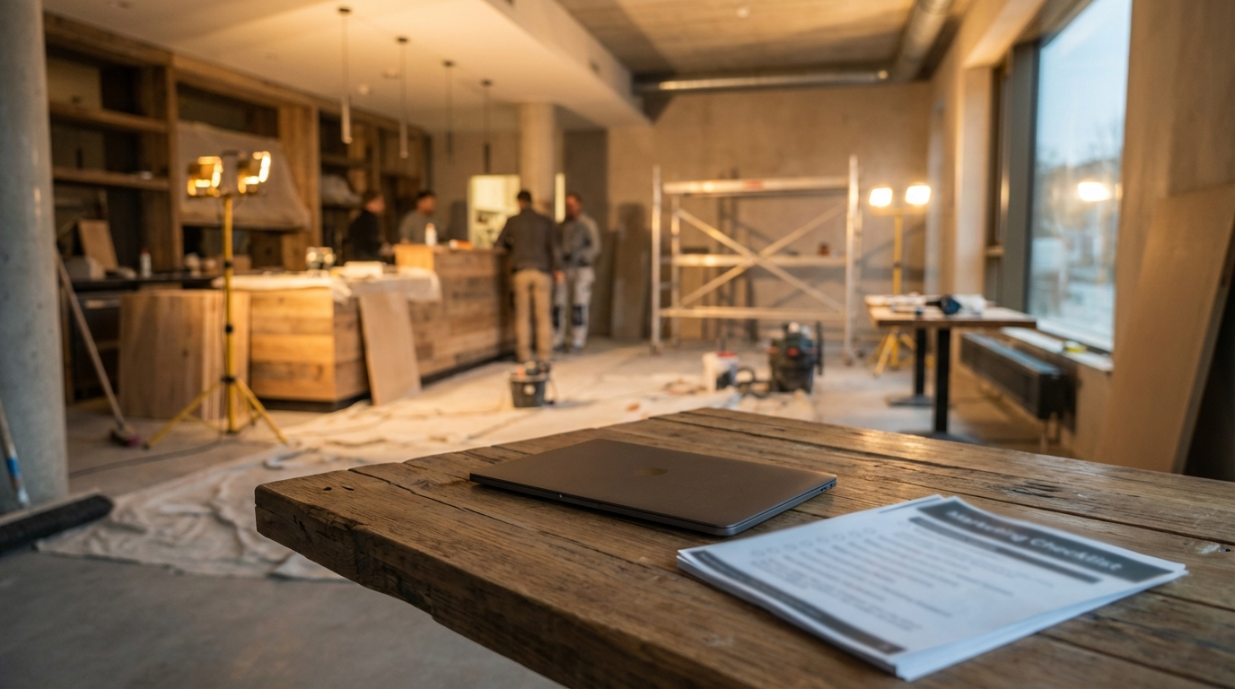 Restaurant under renovation