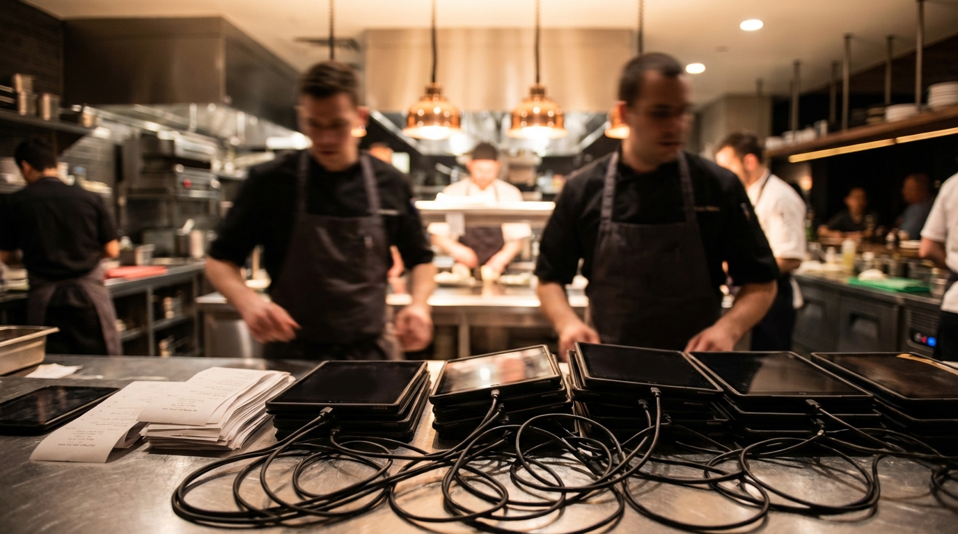Restaurant tablet farm