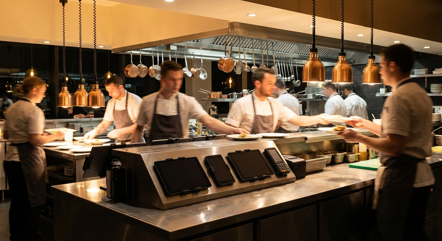 Busy kitchen operations