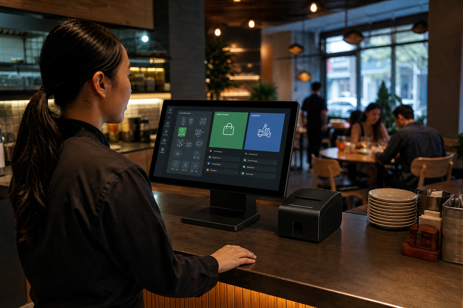 Samlet ordrestyring i restauranten