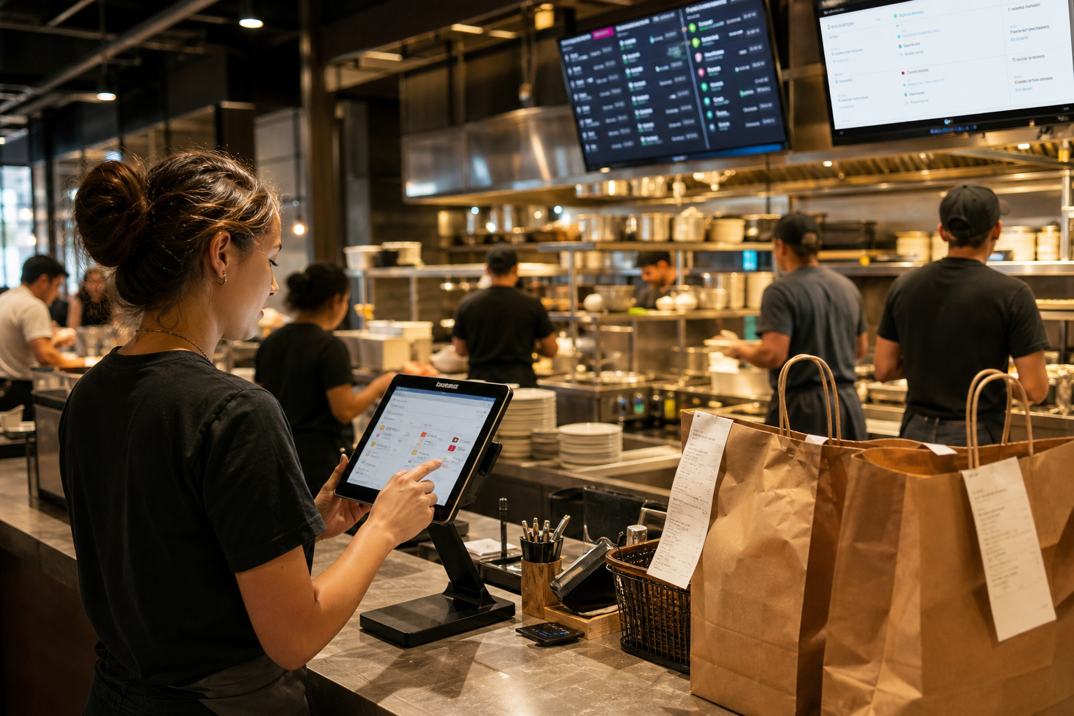 Connected restaurant operations
