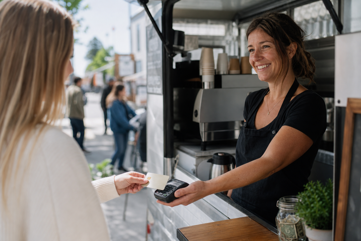 Portable card payment