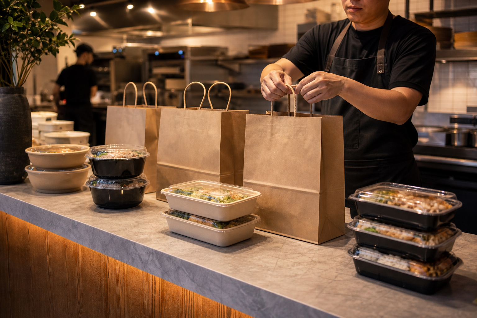 Direct takeaway order scene