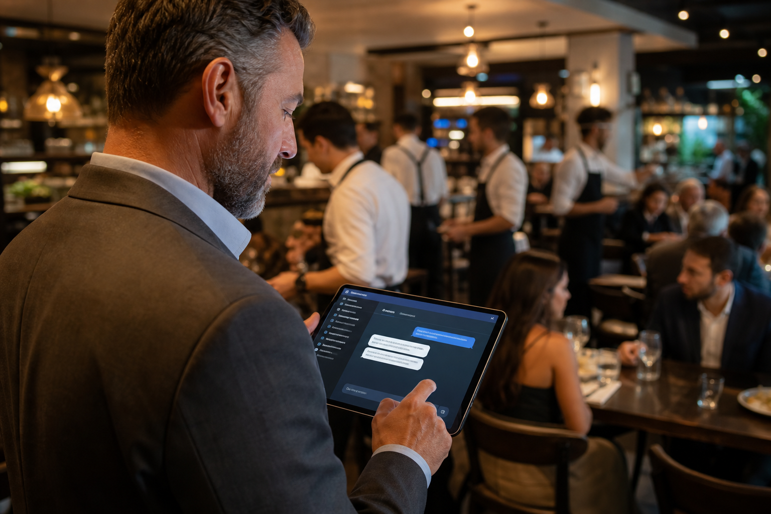 Leder der anvender AI i et POS-system