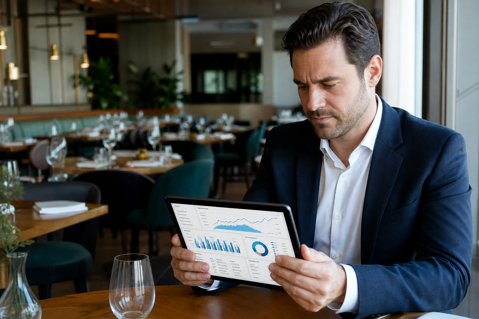 Restaurant operations dashboard