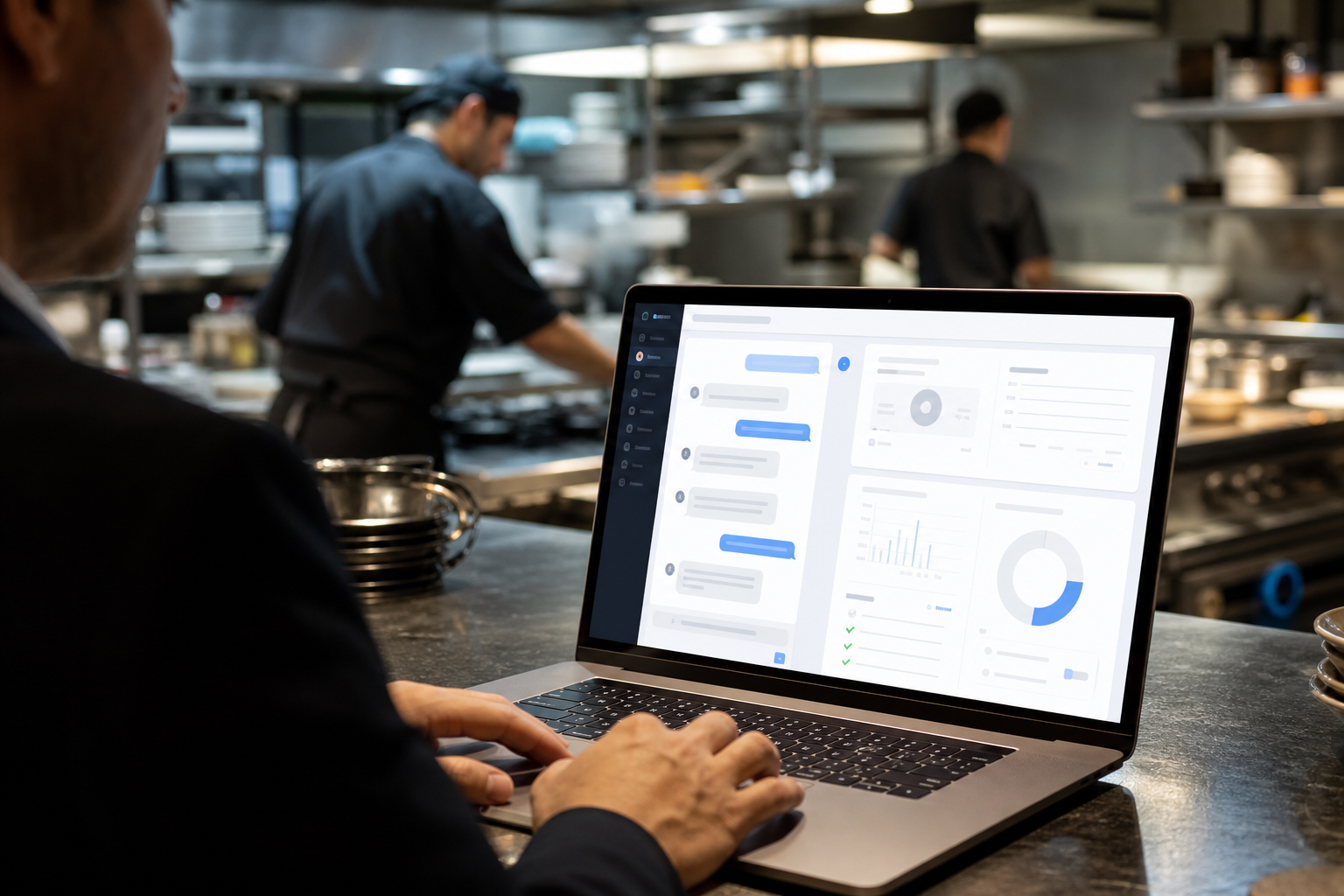 Chat-based restaurant management