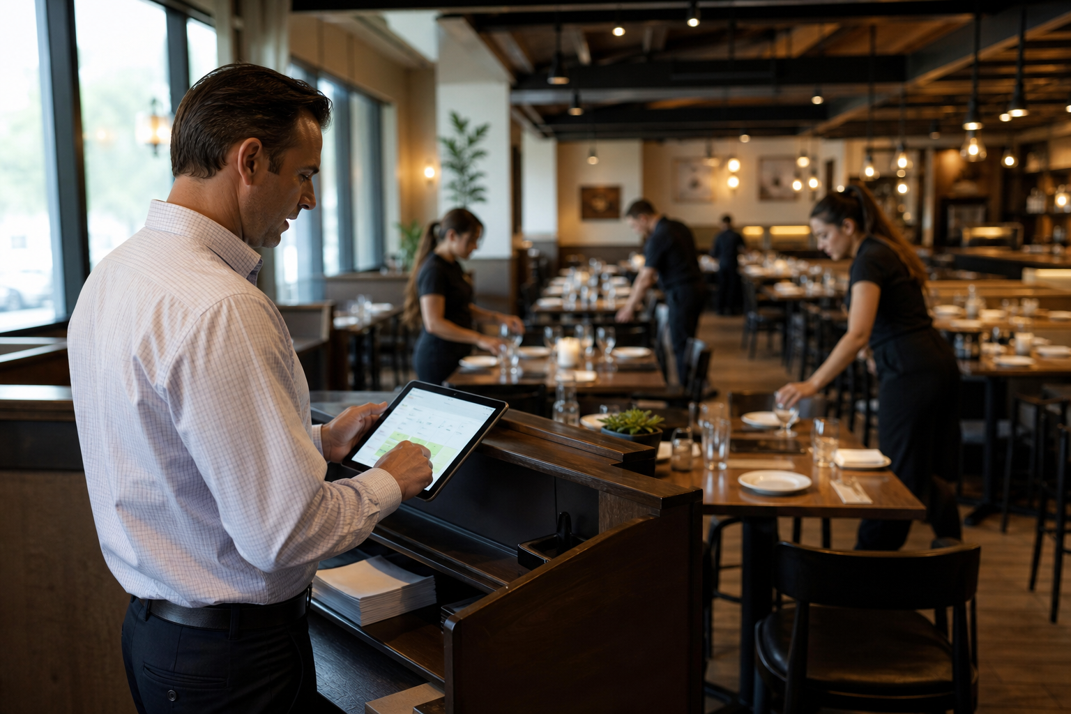 Automated staff scheduling