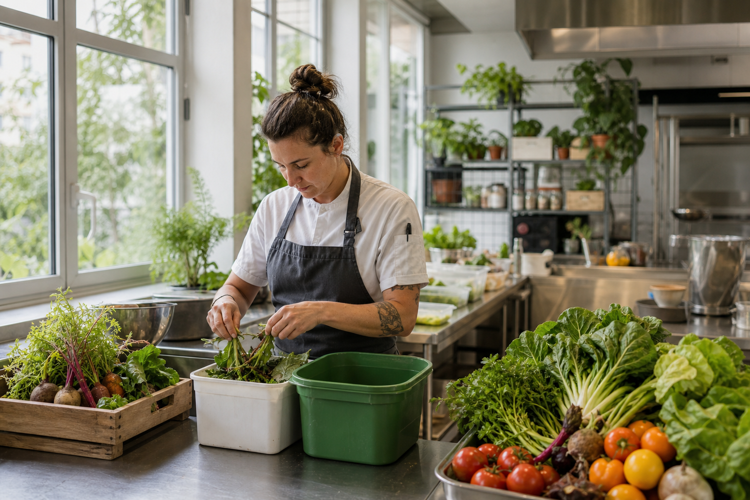 Low-waste kitchen prep